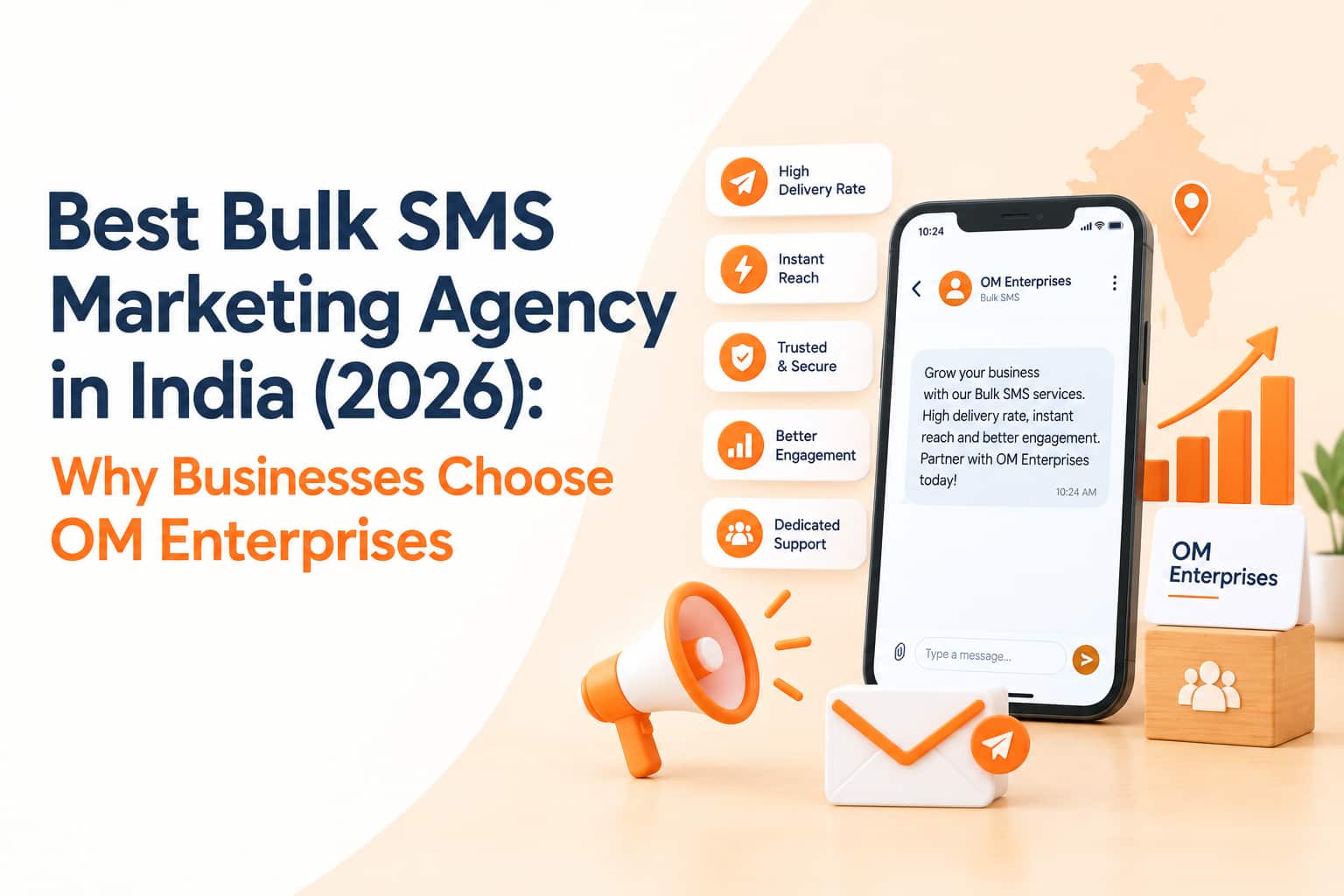 Best Bulk SMS Marketing Agency in India (2026): Why Businesses Choose OM Enterprises
