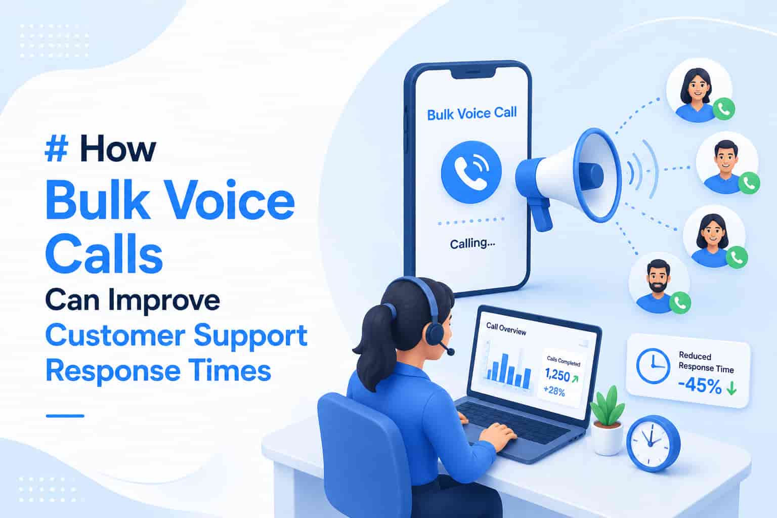 How Bulk Voice Calls Can Improve Customer Support Response Times