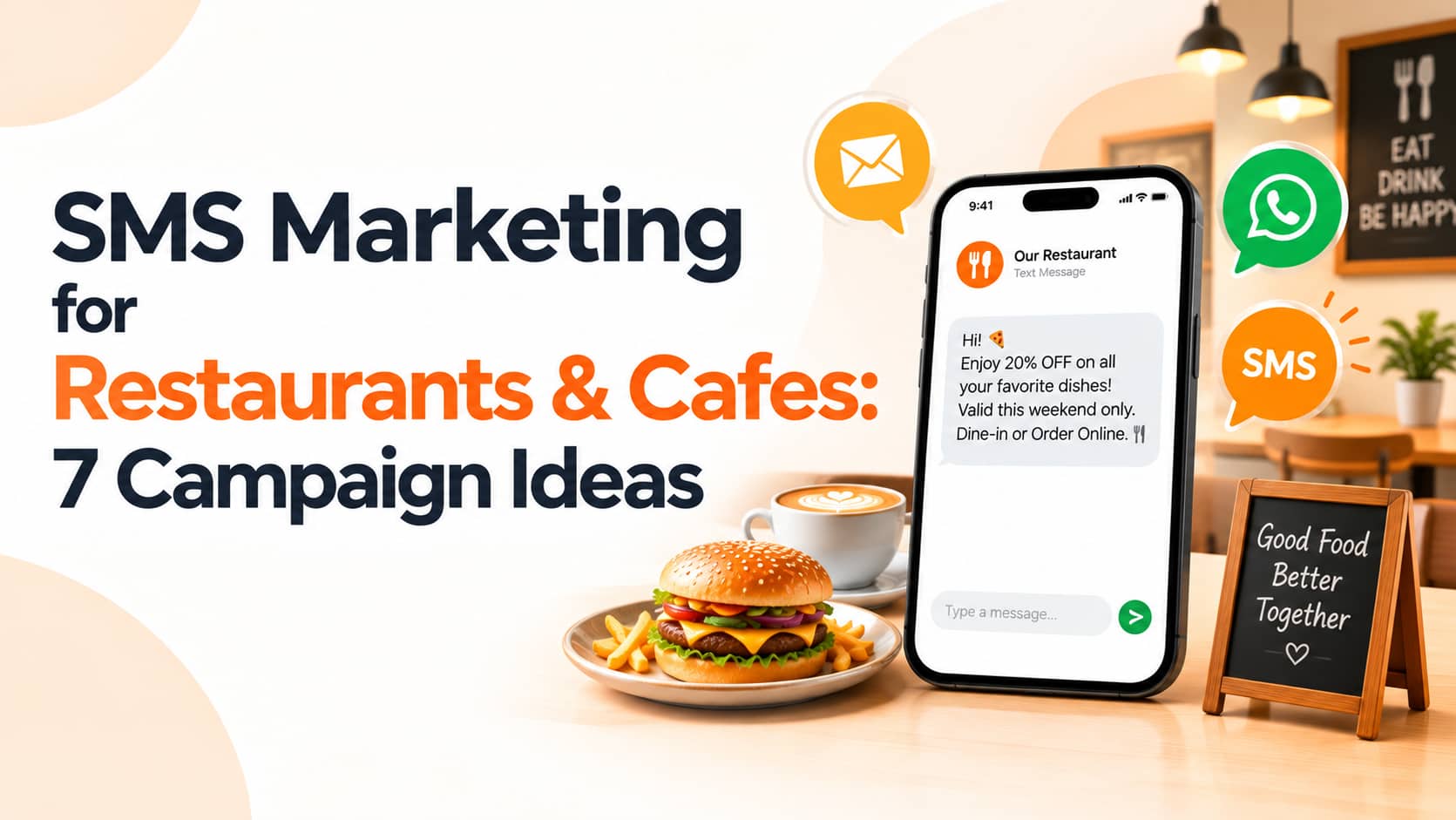 SMS Marketing for Restaurants & Cafes: 7 Campaign Ideas