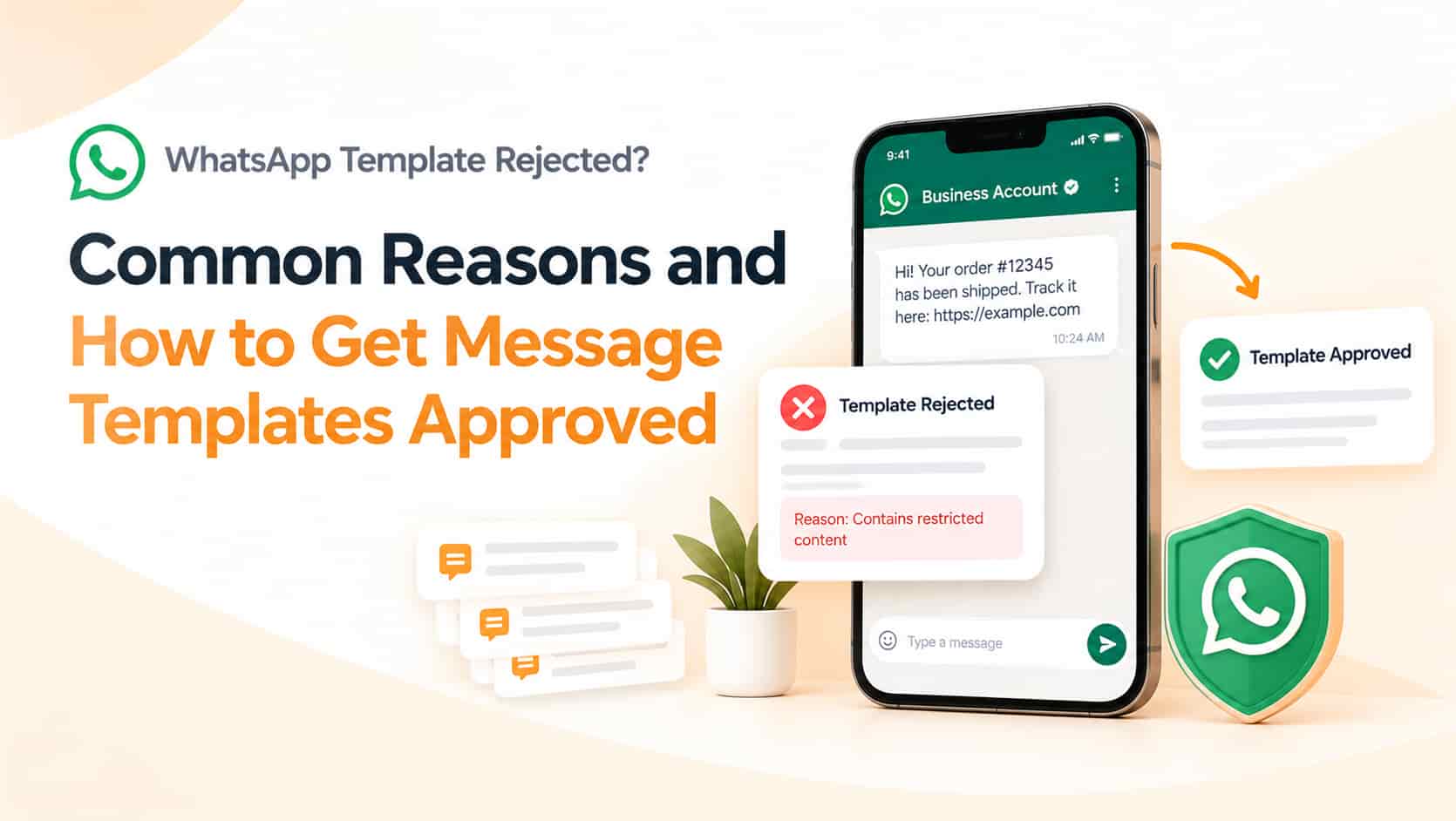 WhatsApp Template Rejected? Common Reasons and How to Get Message Templates Approved