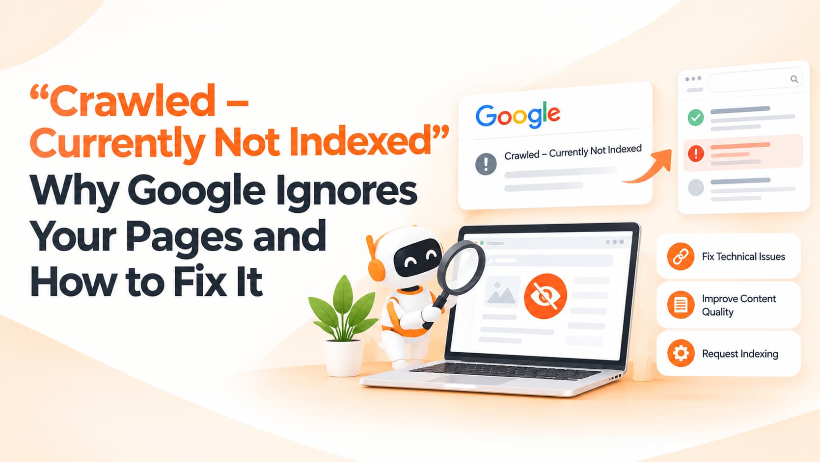 Crawled – Currently Not Indexed": Why Google Ignores Your Pages and How to Fix It
