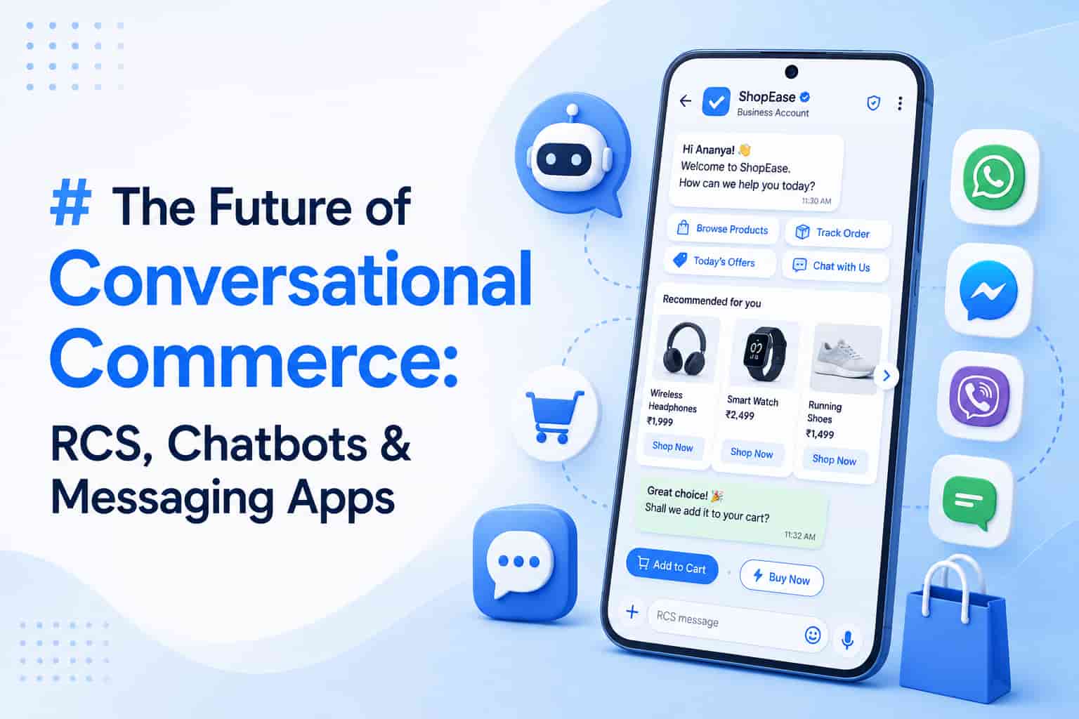 The Future of Conversational Commerce: RCS, Chatbots & Messaging Apps