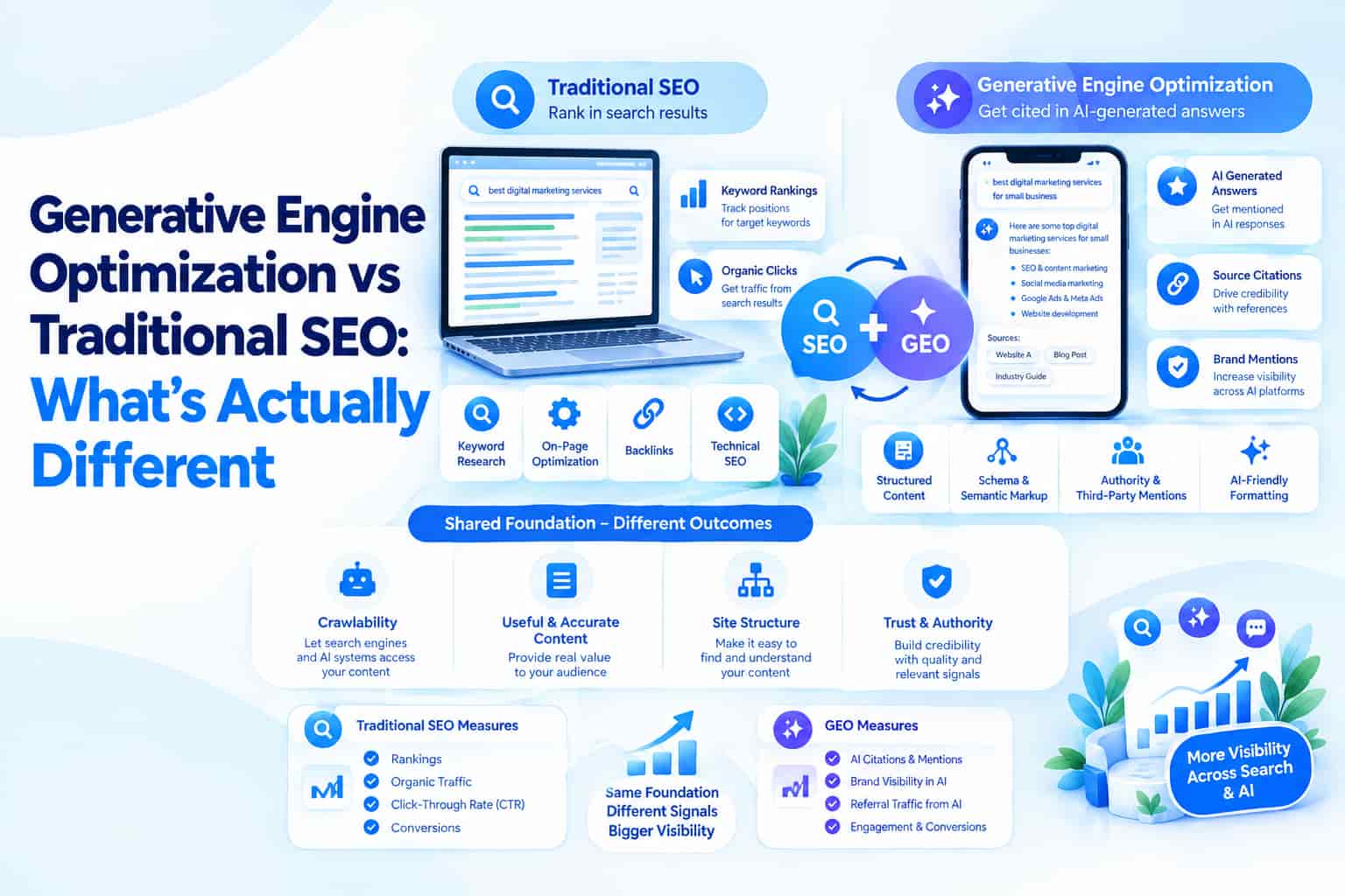 Generative Engine Optimization vs Traditional SEO: What's Actually Different