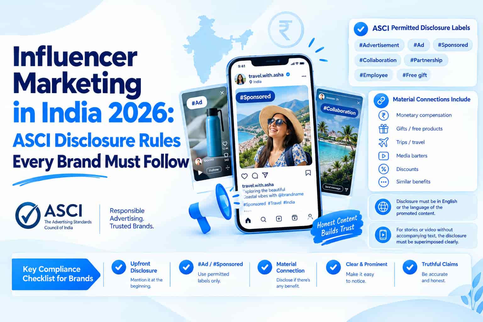 Influencer Marketing in India 2026: ASCI Disclosure Rules Every Brand Must Follow