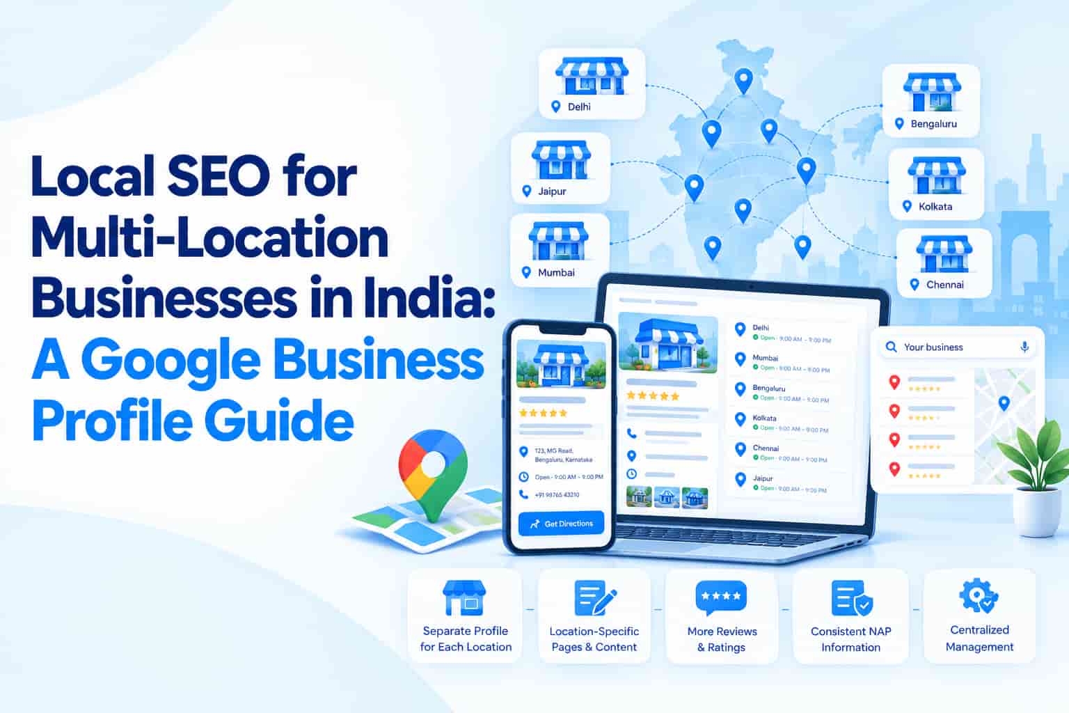 Local SEO for Multi-Location Businesses in India: A Google Business Profile Guide