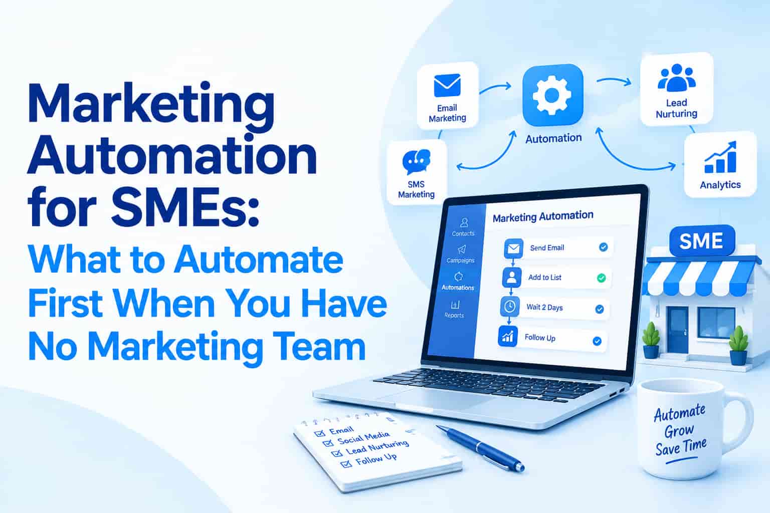Marketing Automation for SMEs: What to Automate First When You Have No Marketing Team