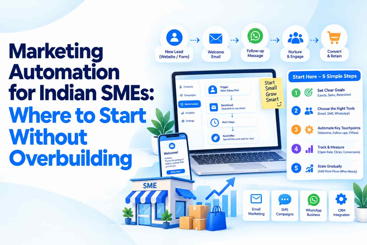 Marketing Automation for Indian SMEs: Where to Start Without Overbuilding