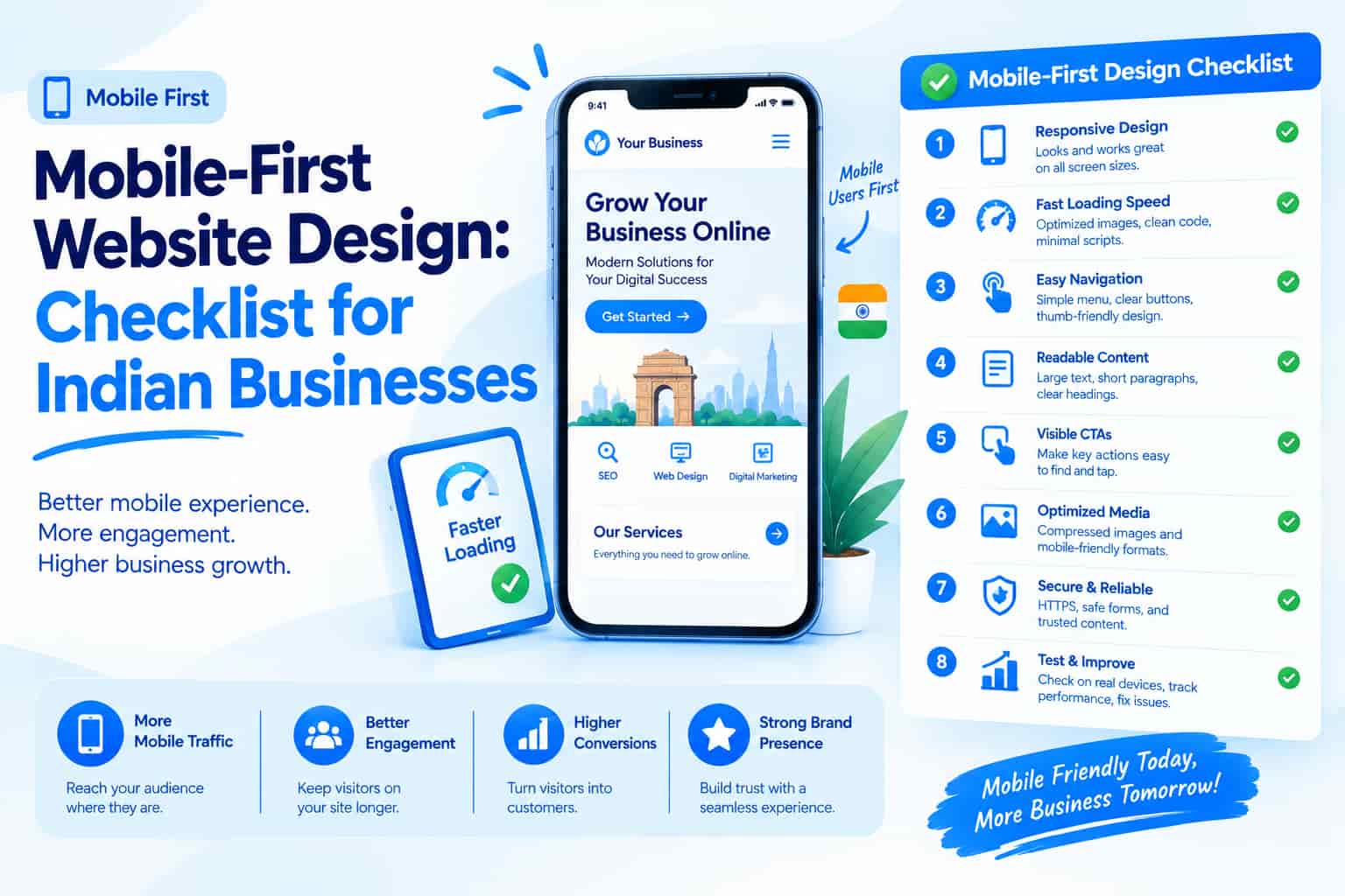 Mobile-First Website Design: Checklist for Indian Businesses