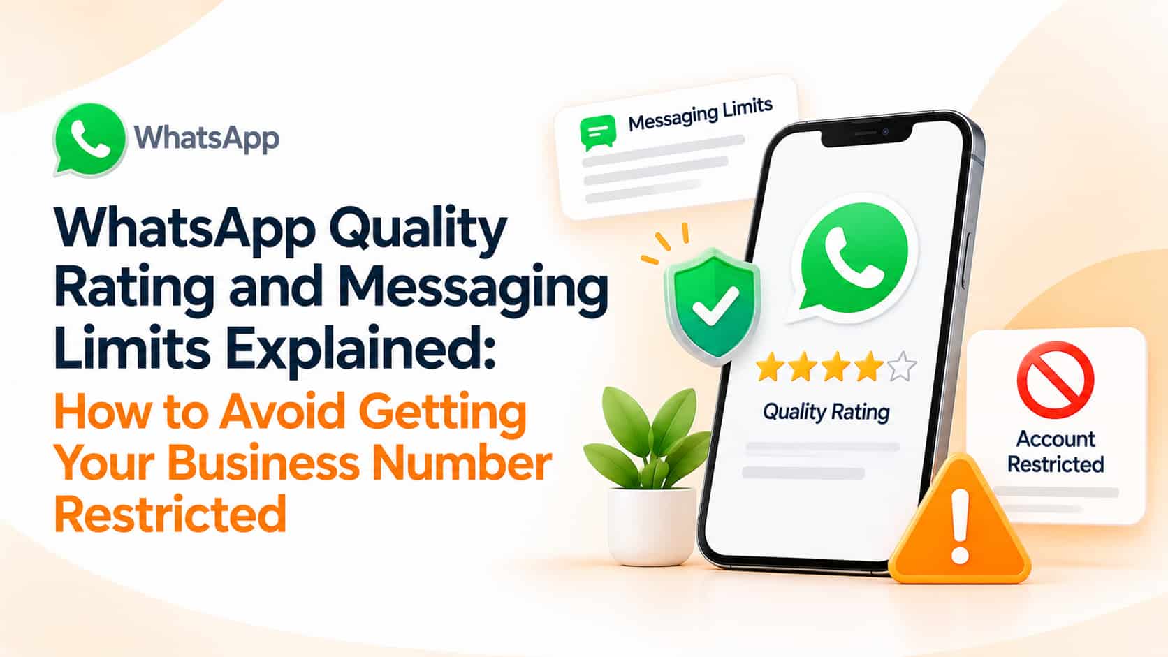 WhatsApp Quality Rating and Messaging Limits Explained: How to Avoid Getting Your Business Number Restricted