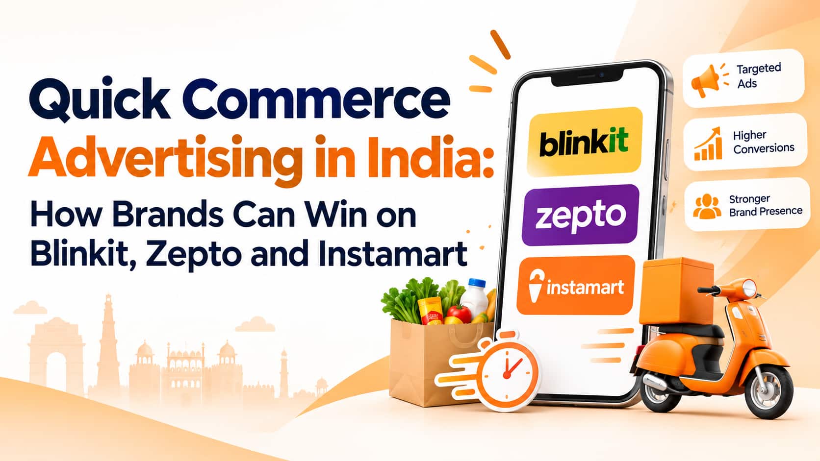 Quick Commerce Advertising in India: How Brands Can Win on Blinkit, Zepto and Instamart