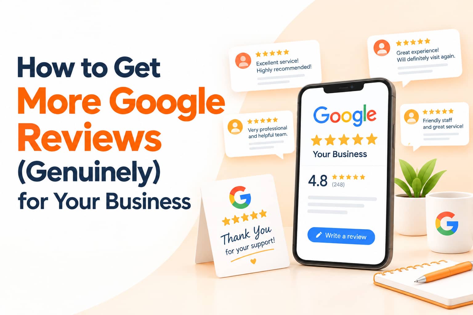 How to Get More Google Reviews (Genuinely) for Your Business