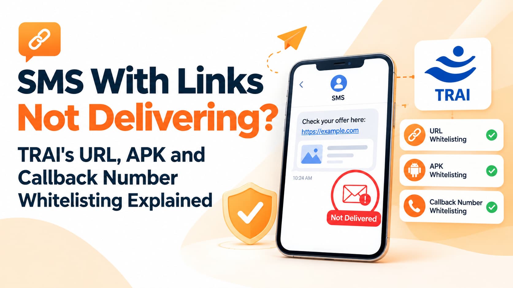SMS With Links Not Delivering? TRAI's URL, APK and Callback Number Whitelisting Explained