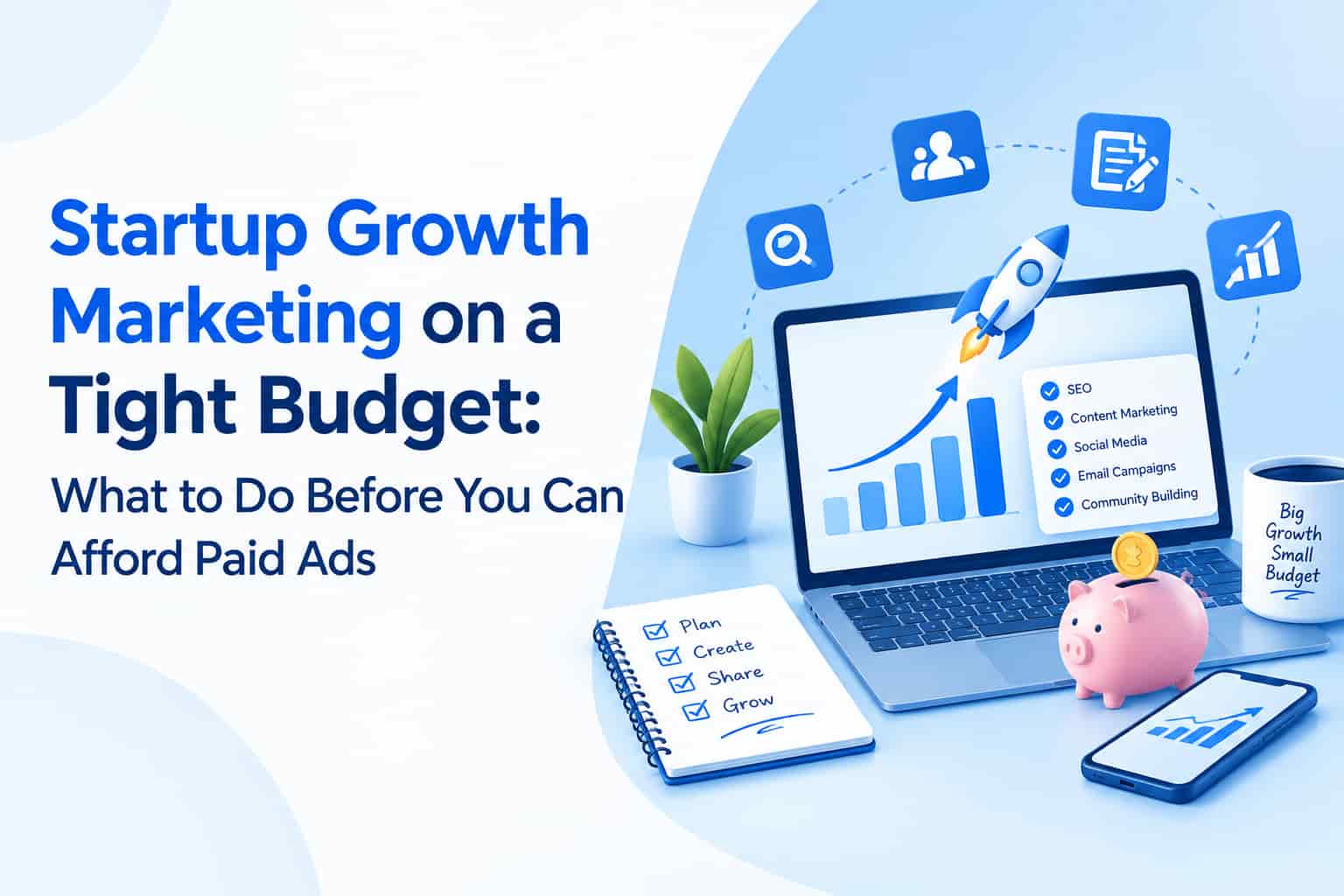 Startup Growth Marketing on a Tight Budget: What to Do Before You Can Afford Paid Ads