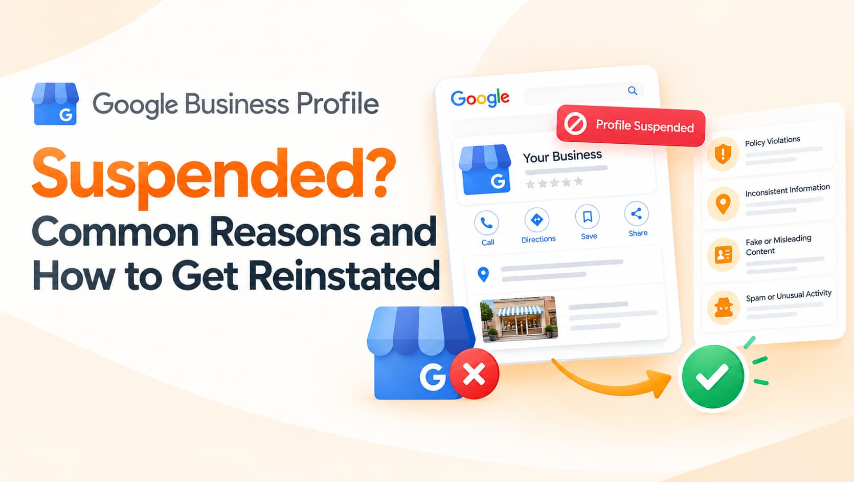 Google Business Profile Suspended? Common Reasons and How to Get Reinstated