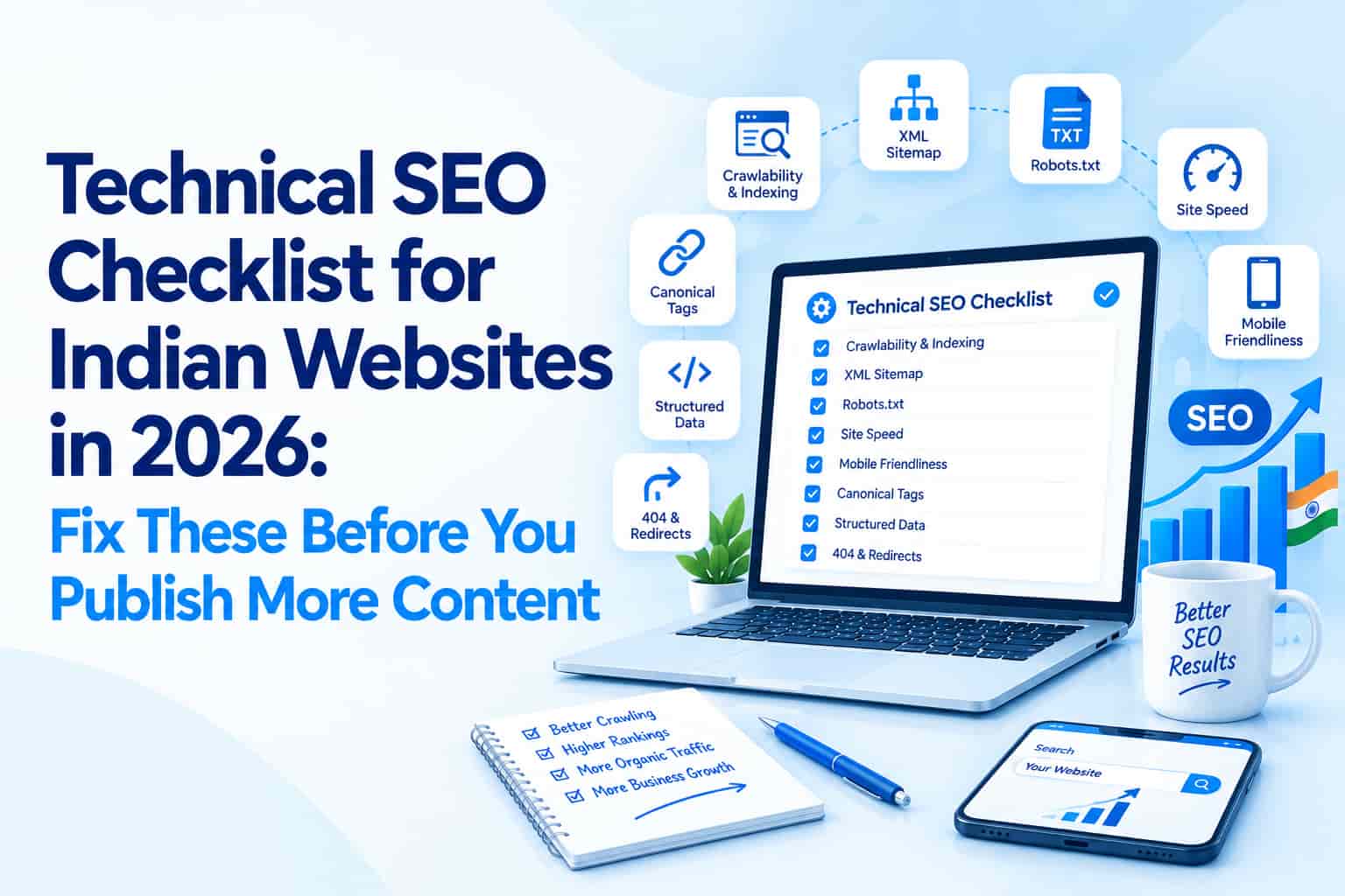 Technical SEO Checklist for Indian Websites in 2026: Fix These Before You Publish More Content