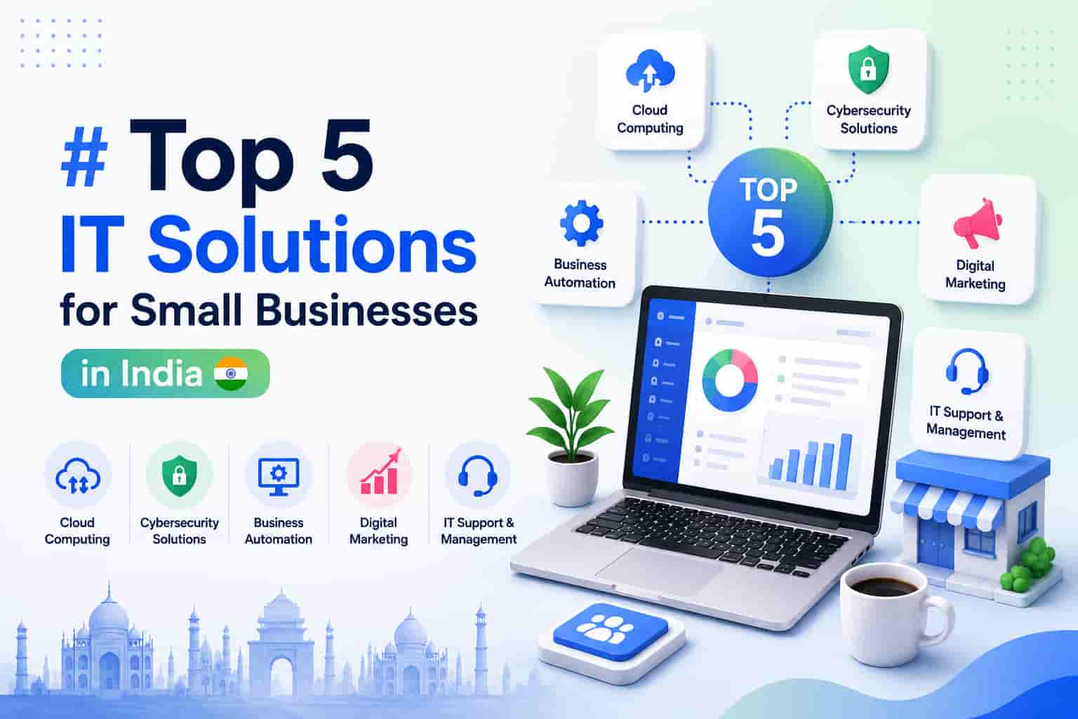 Top 5 IT Solutions for Small Businesses in India