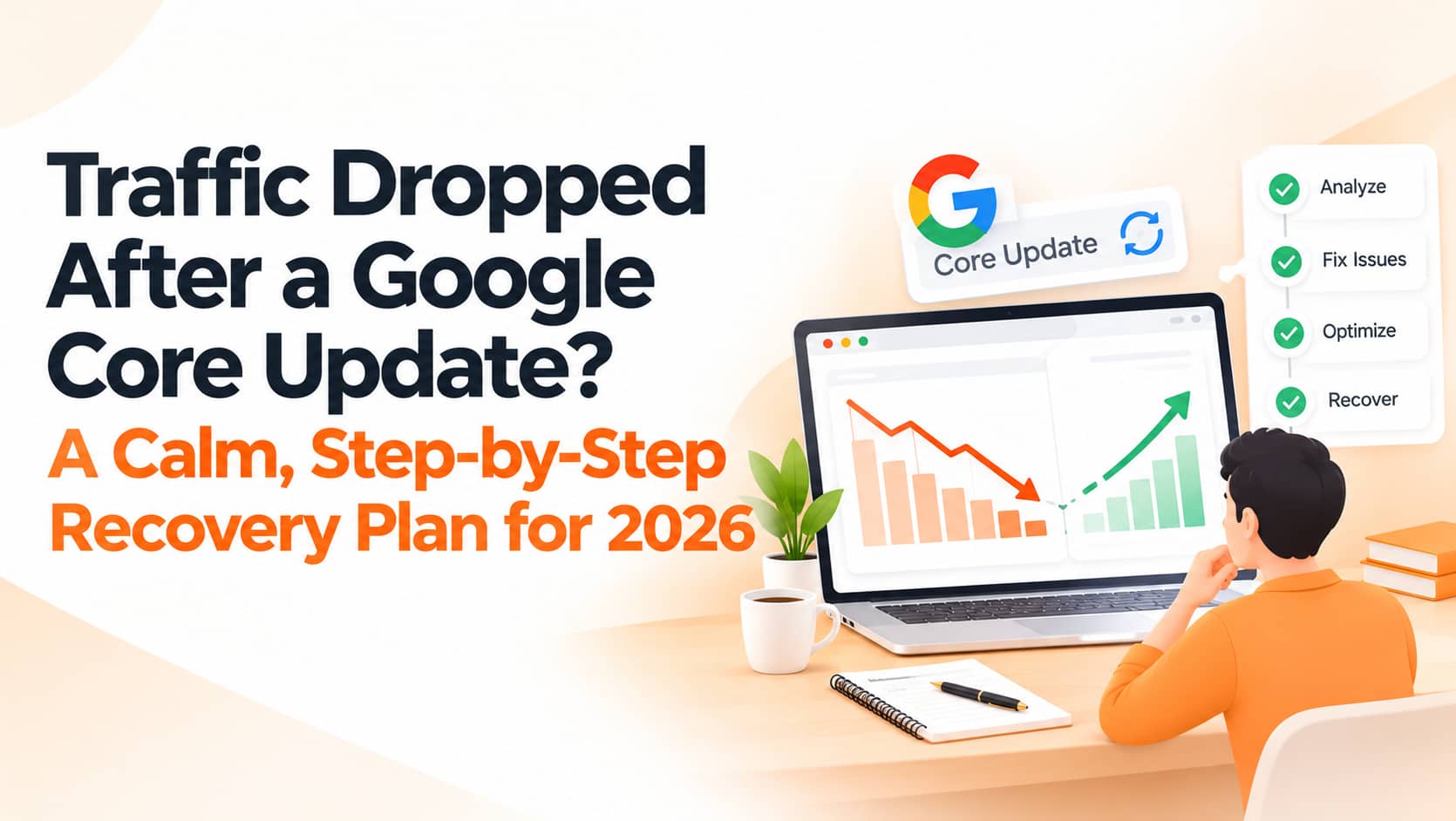 Traffic Dropped After a Google Core Update? A Calm, Step-by-Step Recovery Plan for 2026