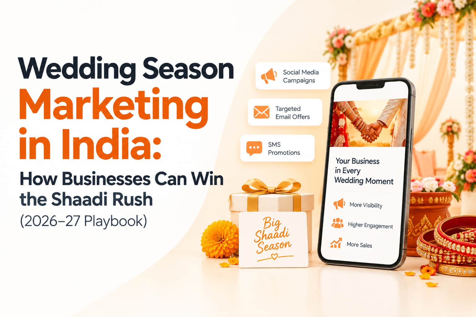 Wedding Season Marketing in India: How Businesses Can Win the Shaadi Rush (2026–27 Playbook)