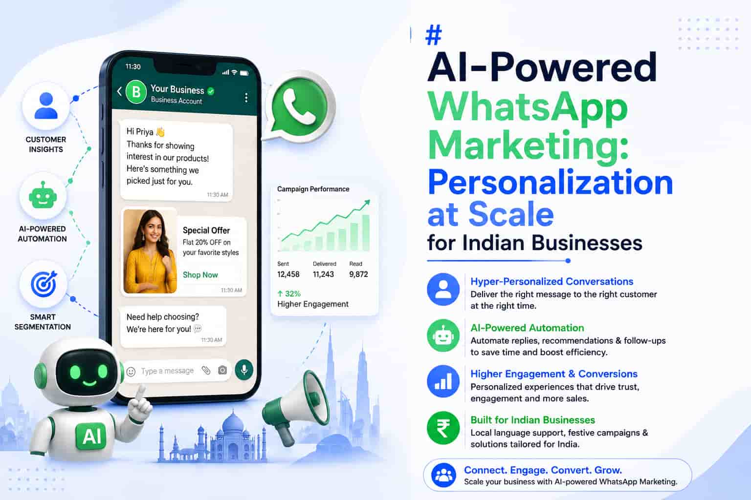 AI-Powered WhatsApp Marketing: Personalization at Scale for Indian Businesses