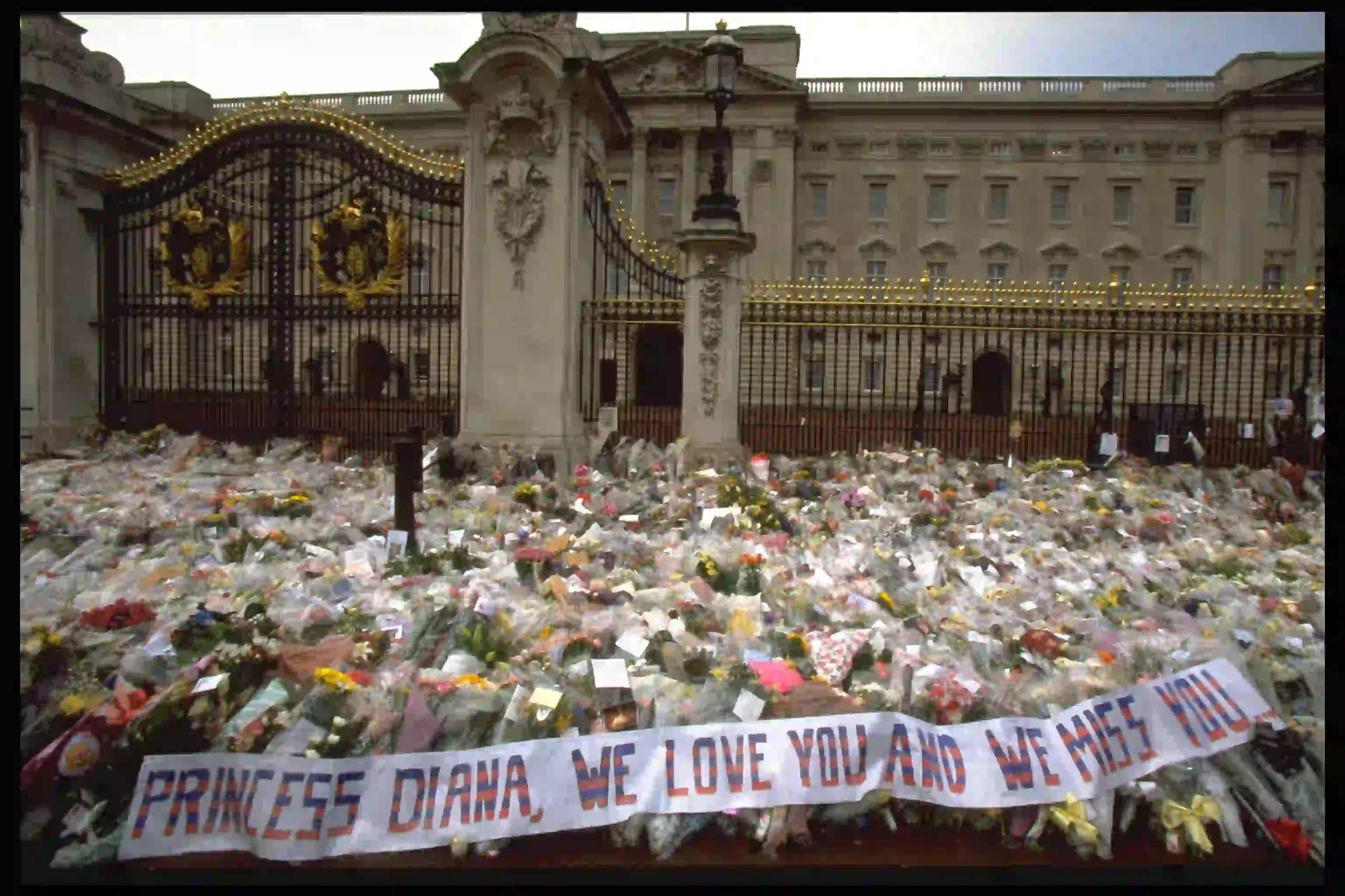 Princess Diana Funeral Photo