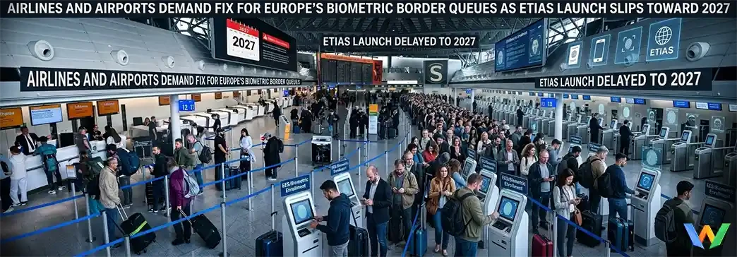 Airlines and Airports Demand Fix for Europe's Biometric Border Queues as ETIAS Launch Slips Toward 2027