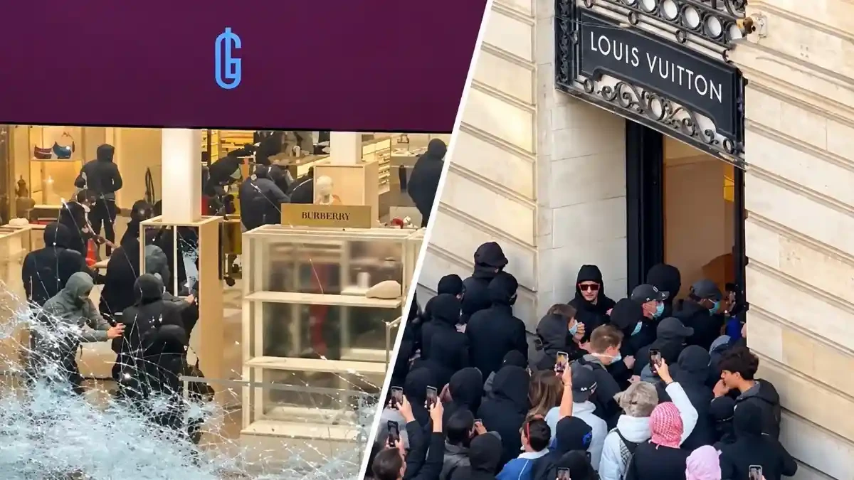 France Protests Turn Violent: Apple, Louis Vuitton and Hermès Stores Looted