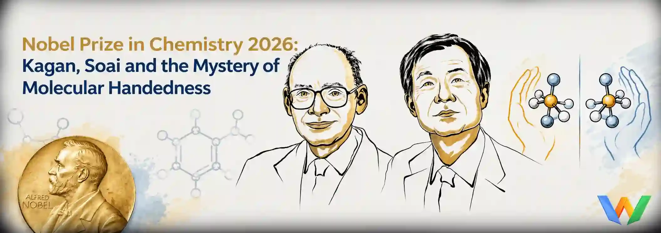 Nobel Prize in Chemistry 2026: Kagan, Soai and the Mystery of Molecular Handedness