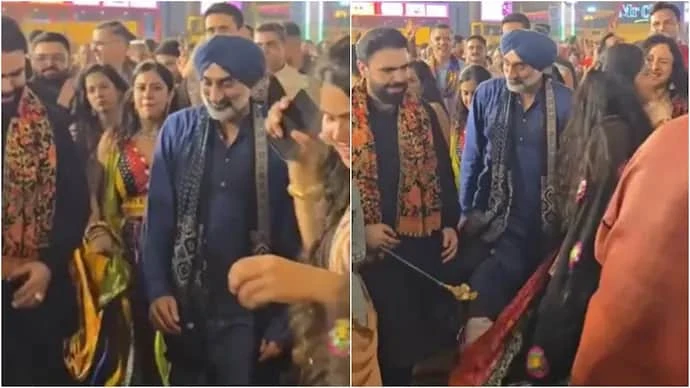 IAF Chief AP Singh Gets Into the Garba Groove at Vadodara's Navratri Celebrations