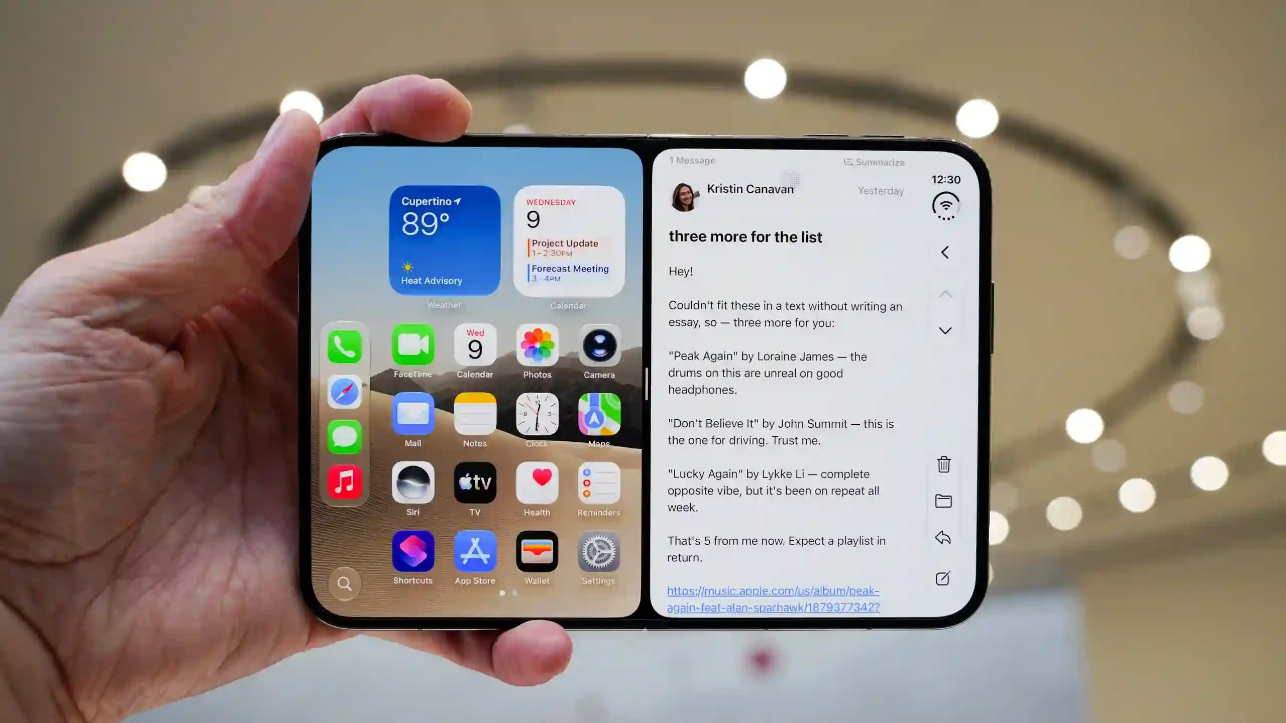 Apple iPhone Duo Demand Surges as $1,999 Foldable Phone Faces Months of Delays