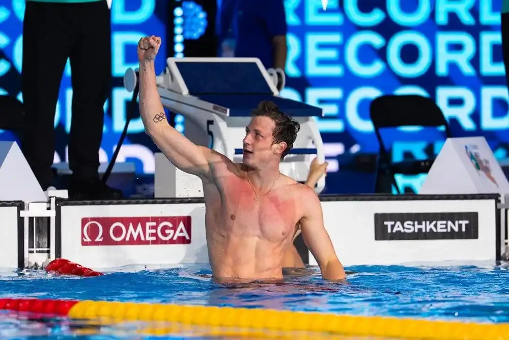 South Africa's Pieter Coetze Sets 50m Backstroke Short-Course World Record in Tashkent