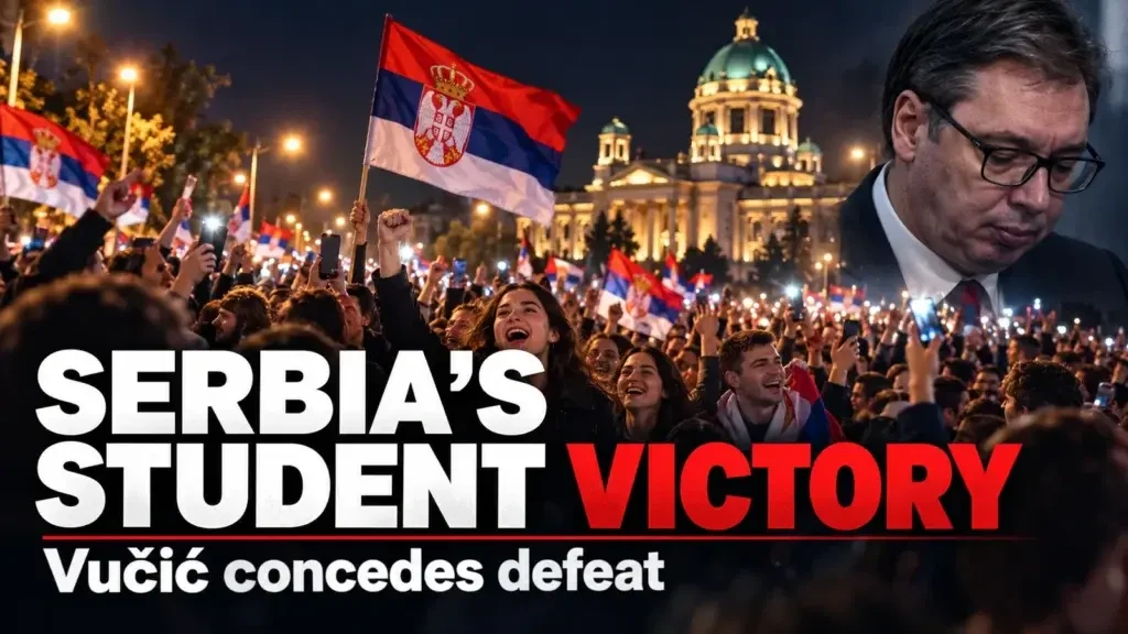 Serbia Election 2026: Student Movement Defeats Vučić’s Political Camp